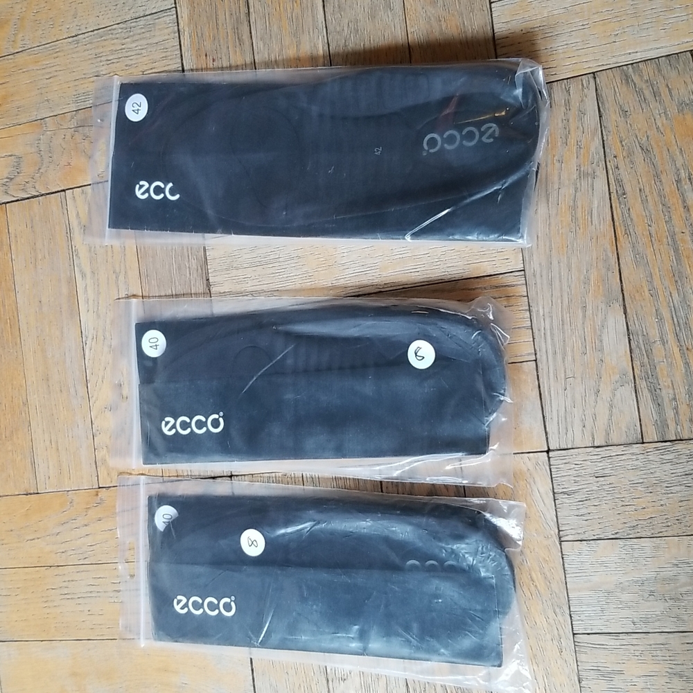 Ecco insoles various sizes black